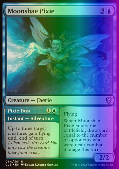 MTG Moonshae Pixie (84/1080) Commander Legends Battle for Baldur's Gate ...