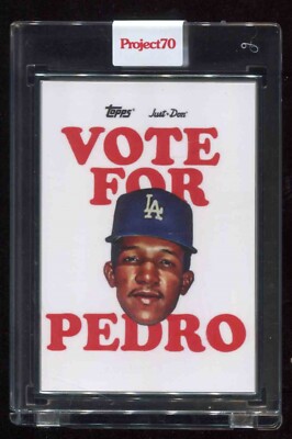 TOPPS PROJECT 70 SILVER ARTIST PROOF 249 PEDRO MARTINEZ by DON C 4/51 RED SOX