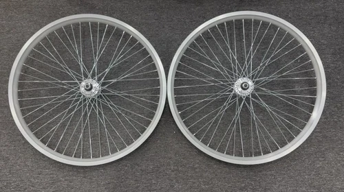 CDH 26" x 2.35-3.5 Tire Spoke Wheelset 48x12G, Double Layer Alum Bike Wheel Set - Video 1 of 1