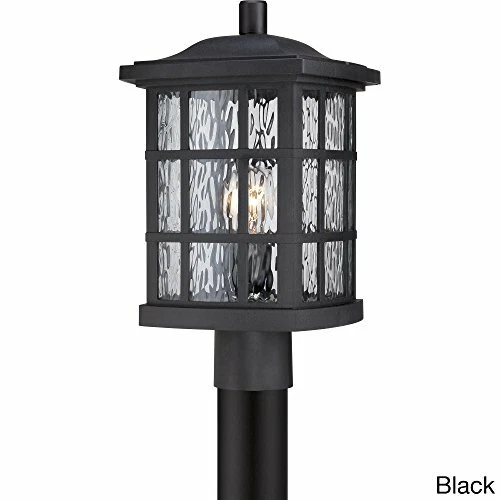 Quoizel SNN9009K 1-Light Stonington Outdoor Lantern in Mystic Black - Picture 1 of 9