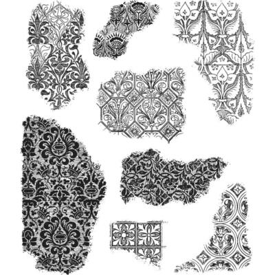 Tim Holtz Stampers Anonymous ''FRAGMENTS'' Rubber Cling Stamp Set CMS368