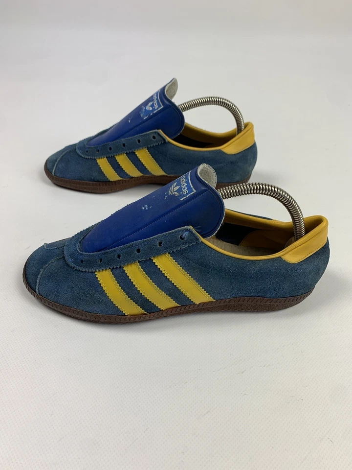 Raro De Colección Adidas De Colección Estocolmo Berlín Dublin Zapatillas Zapatos Talla 6 Años 70’s 40 Foto 4 de 4