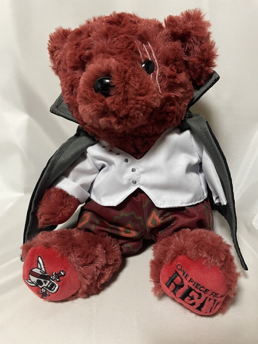Movie One Piece Film RED Shanks Teddy Bear Plush toy doll Shueisha