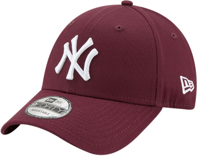 maroon yankees hat