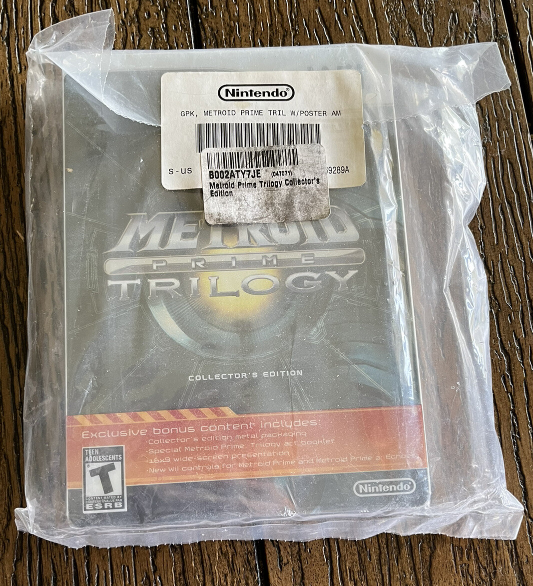 Metroid Prime Trilogy Collector's Edition Nntendo Direct Limited