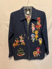 Bob Mackie Wearable Art Womens The Parade Of Flowers Fairies Embroidered