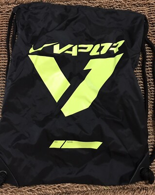Nike Unisex Vapor Gym Shoe Bag Sack Football Sz. OSFM NEW BLACK