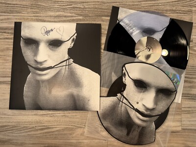 SIGNED I Disagree More Clear/Black Moonphase Vinyl - AUTOGRAPHED Poppy
