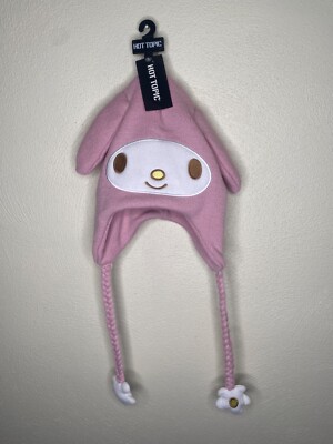 My Melody Figural Tassel Beanie - Pink Hot Topic Hat Brand New with Tags Sanrio 