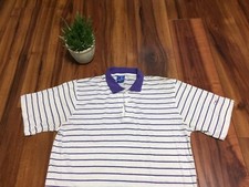 vtg 80's OCEAN PACIFIC "OP" mens POLO SHIRT large STRIPED beach SURF skate
