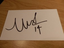 JOE GARNER   - ACTIVE / RETIRED PLAYERS - ALL LEAGUES -AUTOGRAPHED CARD