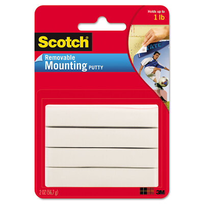 Scotch Adhesive Putty Nontoxic 2 oz 860