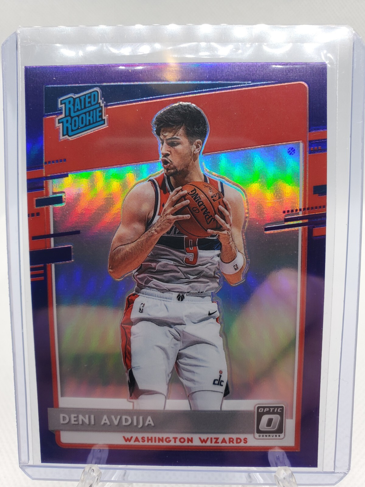 2020-21 Donruss Optic - Rated Rookie Purple Prizm #159 Deni Avdija (RC) 1E8