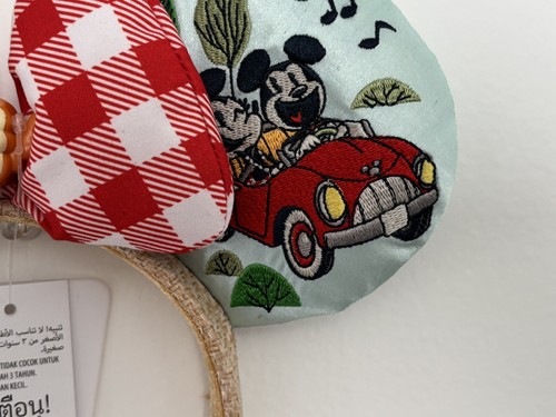 Disney Mickey & Minnie's Runaway Railway Minnie Mouse Ears Headband Embroidered - Picture 2 of 5