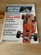 Motor Trend May 1968 Craig Breedlove Daytona 500 too Fast Win GTO Grantelli