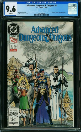 ADVANCED DUNGEONS & DRAGONS #1 CGC 9.6 DC 1988 TSR Role Playing! AD&D! M9 388 cm