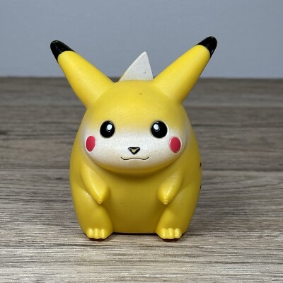 Vintage Nintendo Pokémon Pikachu 3'' Kunststoff Tomy Light Up Sound Figur 1997