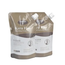 Hair Straightening Rebonding Cream Set Step 1 2 ,Smoothing Cream for All Hair