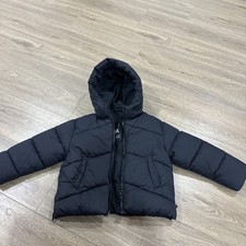 Zara Kids Puffer Jacket Size 7 Cm122 Black EUC