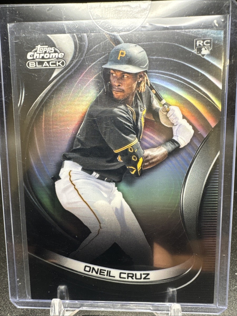 2022 Topps Chrome Black Silver Refractor /199 #38 Oneil Cruz