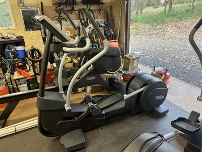 Technogym Electric Elliptical Black LCD Display Heart Rate Monitor