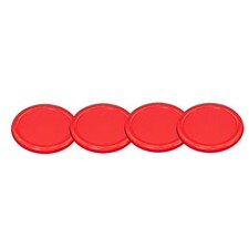 Gold Standard Games Home Pro Air Hockey Puck Kit - 4 Red Pucks - 3-3/16"