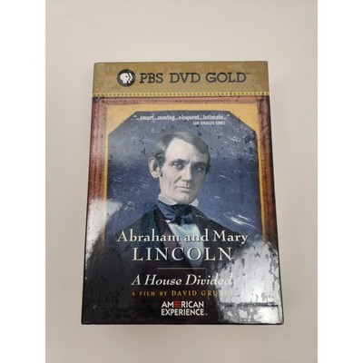 Abraham and Mary Lincoln A House Divided PBS DVD Gold by David Grubin New Sealed