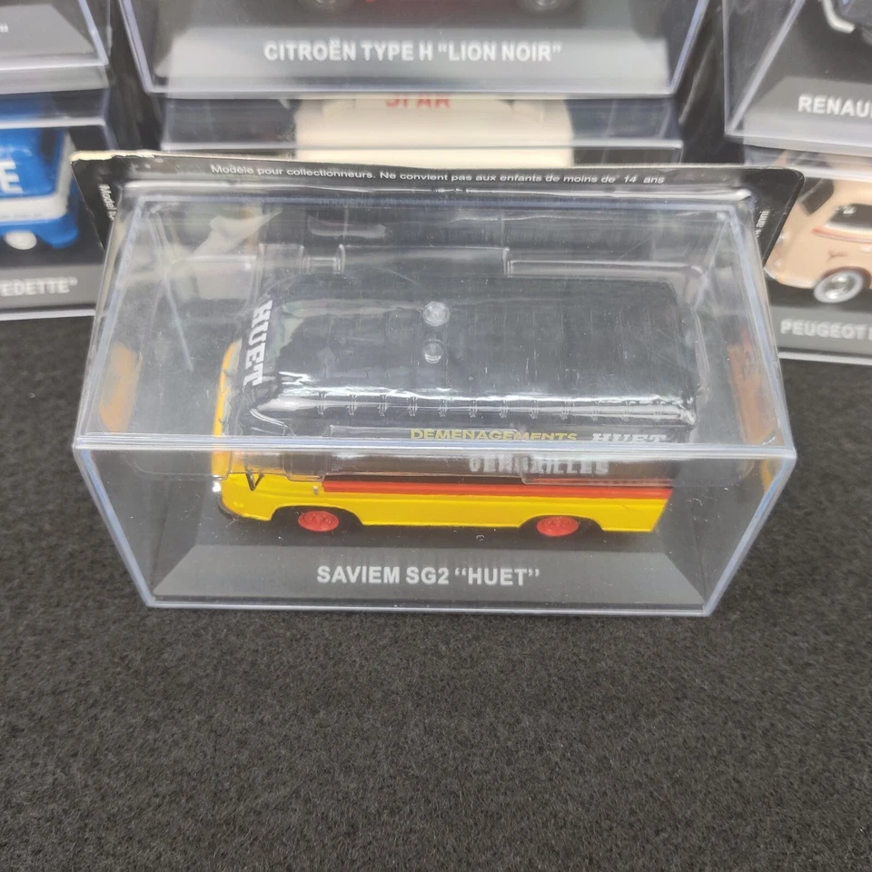 FURGONE RENAULT SAVIEM SG2 HUET IXO 1:43 NUOVO SCATOLA + BLISTER - Immagine 2 di 4