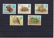 SA31c Madagascar 1975  Special Exhibition EXPO 75  Okinawa Animals used stamps.