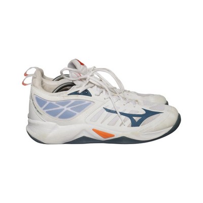 Mizuno, Trainingsschuhe, Größe: 44, Wave Dimension, Weiß/Blau, Herren #HR1