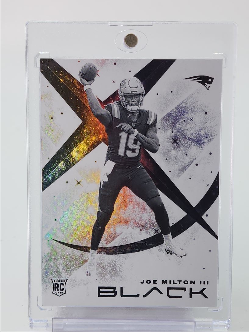 JOE MILTON III 2024 PANINI BLACK WHITE NIGHT ROOKIE SSP RC Q1065