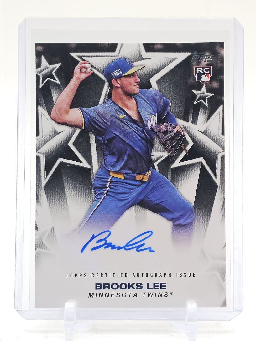 BROOKS LEE 2025 TOPPS BASEBALL STARS ROOKIE AUTOGRAPH RC AUTO Q3472