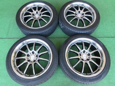 Jdm Work Emotion 11r Grimit Silver 7.5j-18 5h114.3 38 With Optional C No Tires
