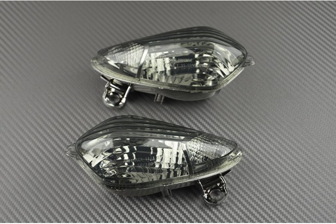 Paire de clignotants moto fumés pour carénage Honda CBR 1000 RR