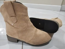Womens Tan Ankle Boots Size 6