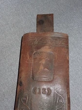 Antique Collins & Co Hartford No. 13 Leather Sheath Scabbard Sword Machete Knife