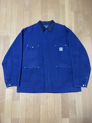 Carhartt 80s Chore Coat Navy Blue XL 100th Anniversary Zip Carhartt 80s Chore Coat Navy Blue XL 100th Anniversary Zip