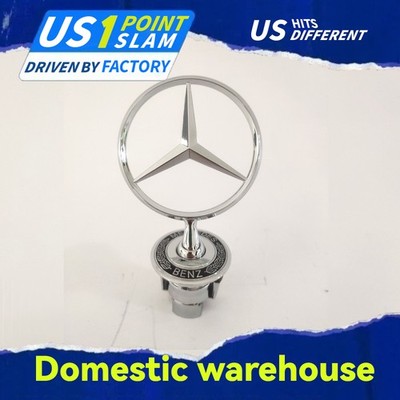 US for Mercedes-Benz Front Hood Star Emblem C230 C280 CLK320 E300 E320 E500 S430