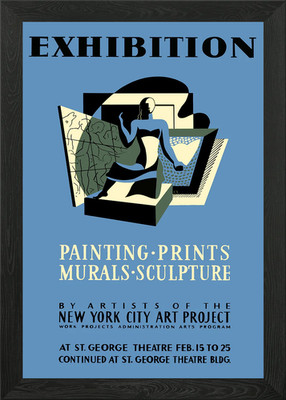 PPMS Ausstellung gerahmtes Wandbild Poster Leinwanddruck Bild