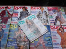 BURDA Zeitschriften 9 x Vintage ab 1994 Burda Moden m. unbenutzten Schnittbögen