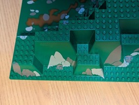 Base Plate ONLY - 1996 LEGO Dark Forest Fortress Set #6079