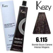Kezy involve color 100 ml dark blonde ash intense mahogany 6.115