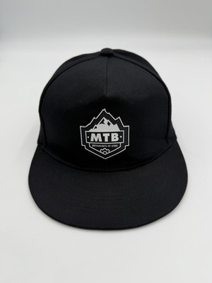 MTB Enthusiasts Of Utah Hat Cap Snap Back Black Mens One Size Logo Bike