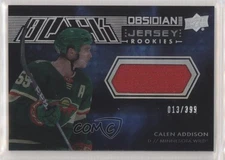 2021-22 SPx UD Black Obsidian Rookie Jersey /399 Calen Addison #ORJ-CA RC