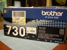 Brother TN730 Genuine Original Standard Yield Black Toner Cartridge 1200 Pages