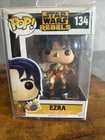 Funko 134 EZRA * Star Wars Rebels VAULTED w soft protector excellent condition