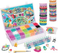 Rainbow Loom MEGA Combo Set, Features 7000+ Colorful Rubber Bands, 2 Step-by-Ste