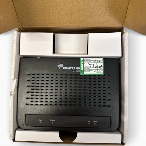 Comtrend VR-3030 DSL Router with Plug - Working & Recently PAT Tested ...