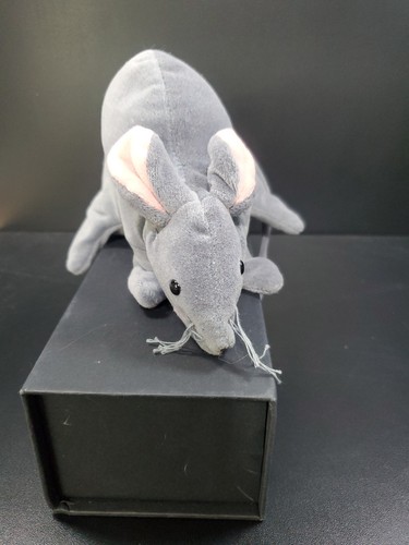 FOLKMANIS Folktails Furry Folk 5 Finger Hand Puppets Gray Mouse Rat Plush Toy - Picture 4 of 7