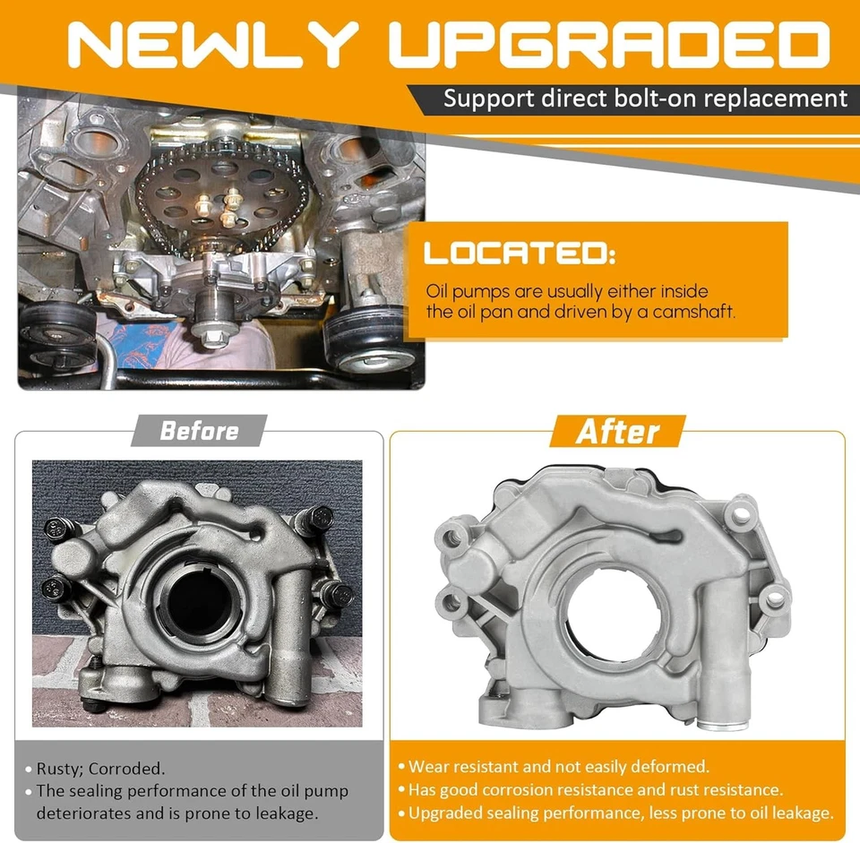 Oil Pump M452HV High Volume Pressure for 2009-2021 Chrysler Dodge 5.7L Foto 4 de 4